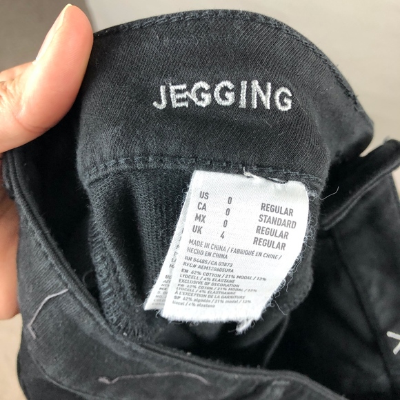 American Eagle Super Stretch AEO Knit Jeggings 0 - Picture 4 of 6